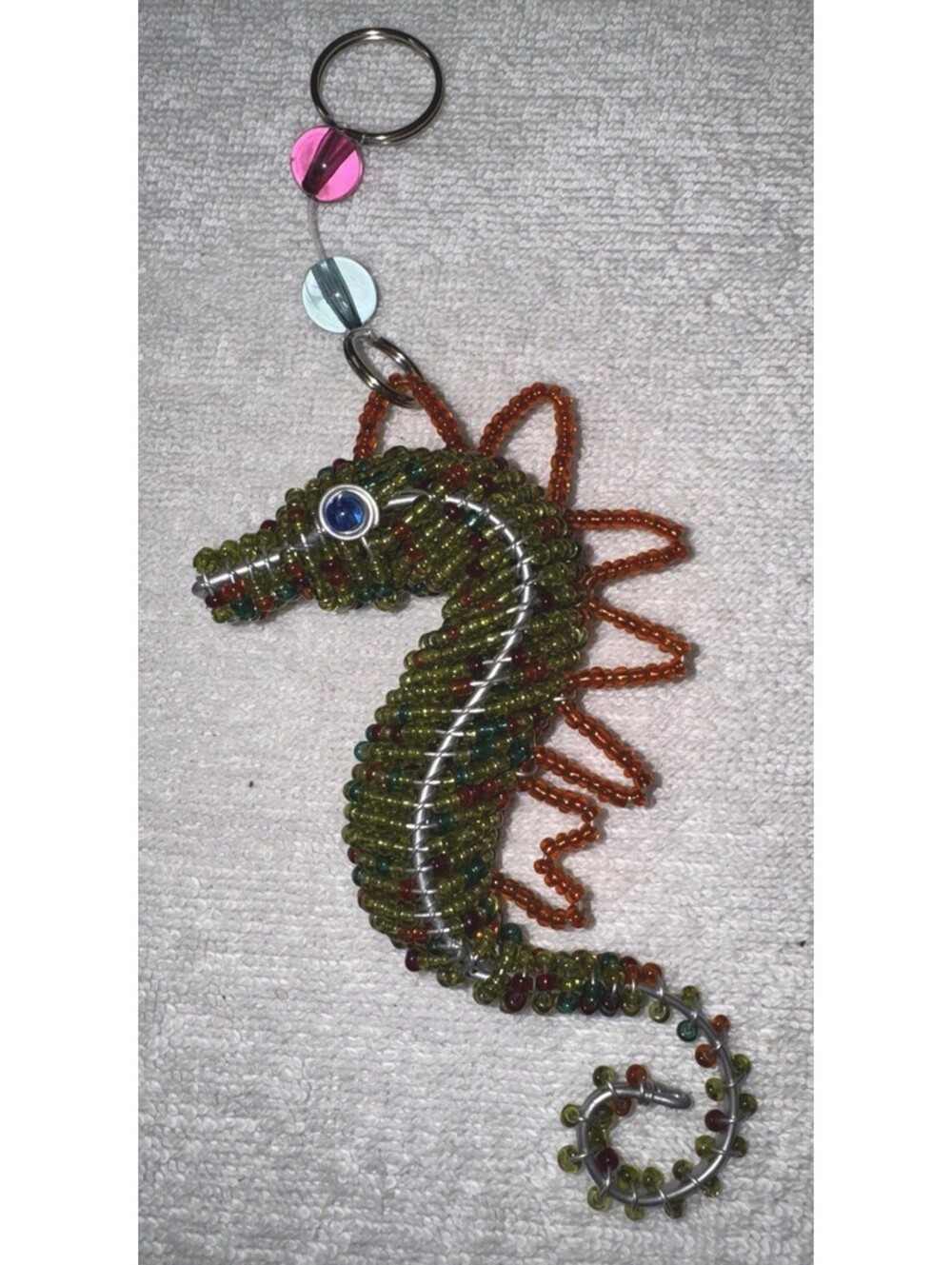 Seahorse Beadworx by Grass Roots Creations 8” Multicolored